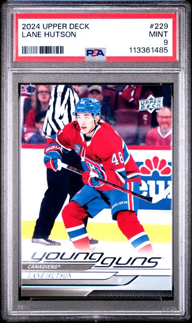 2024 Upper Deck Lane Hutson #229 Mint 9 front