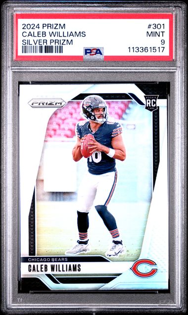 2024 Panini Prizm Caleb Williams #301 (Silver Prizm) Mint 9 front