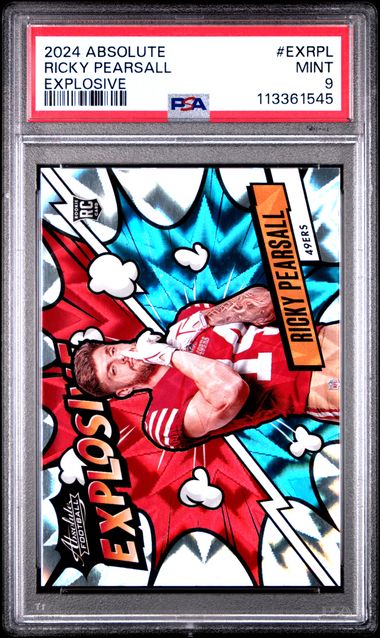 2024 Panini Absolute Explosive Ricky Pearsall #Exrpl Mint 9 front
