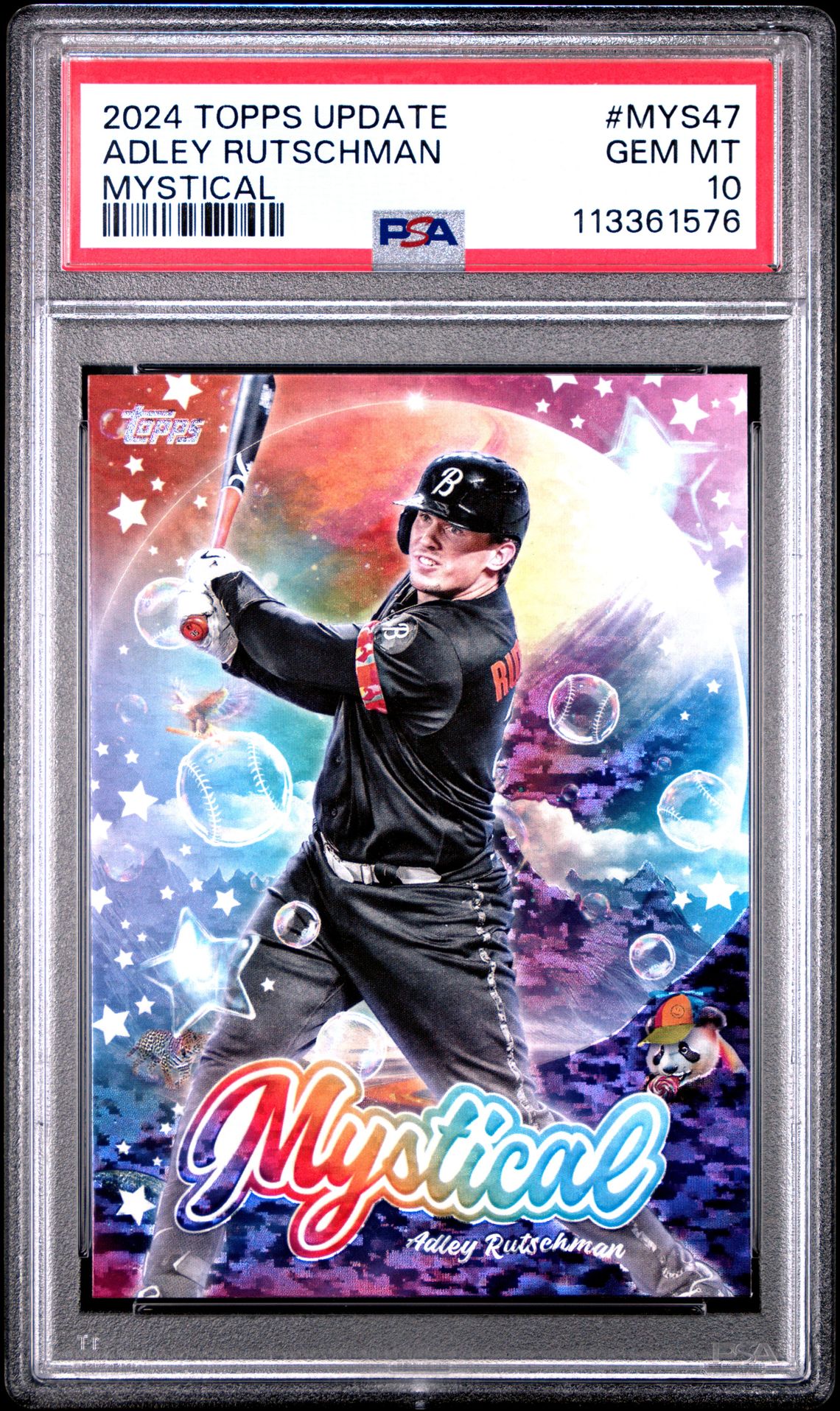 2024 Topps Update Mystical Adley Rutschman #Mys47 Gem Mt 10 front