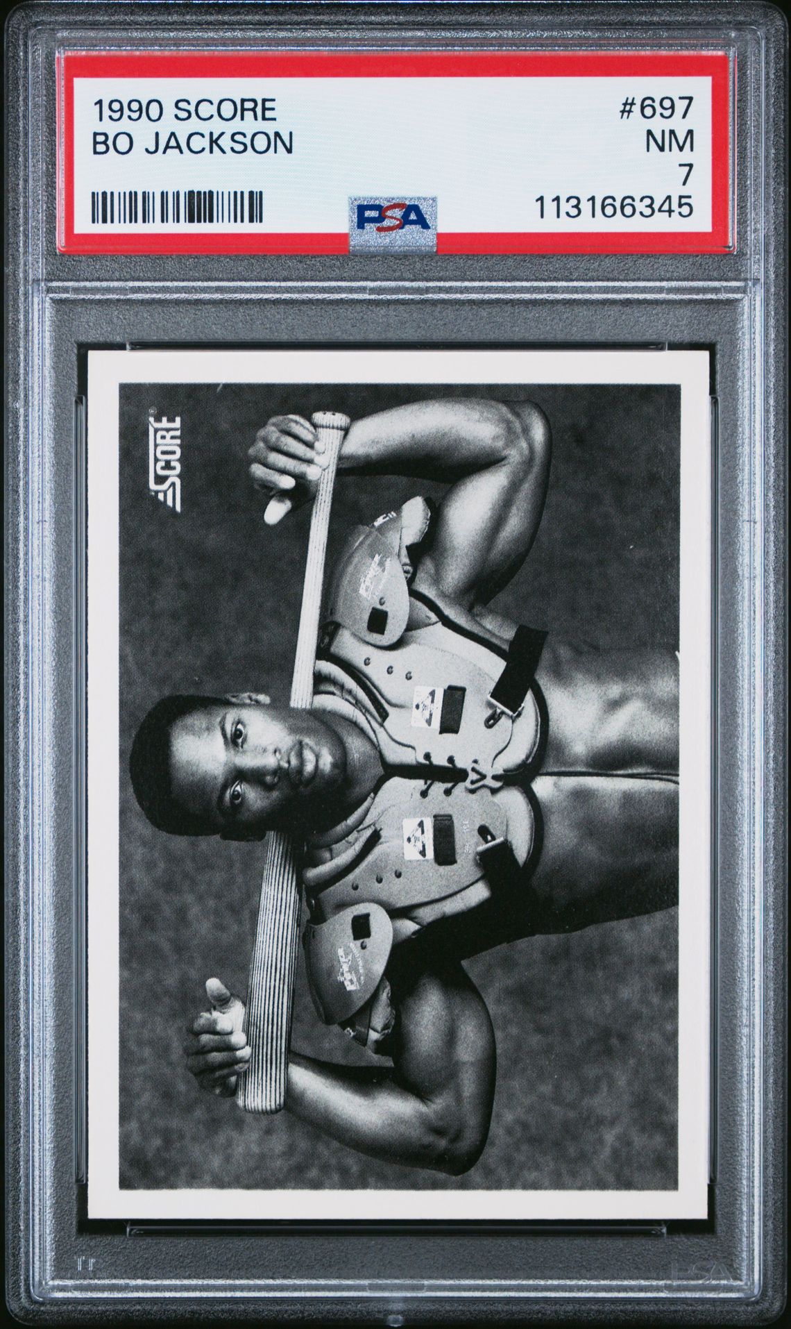 1990 Score Bo Jackson #697 Nm 7 front