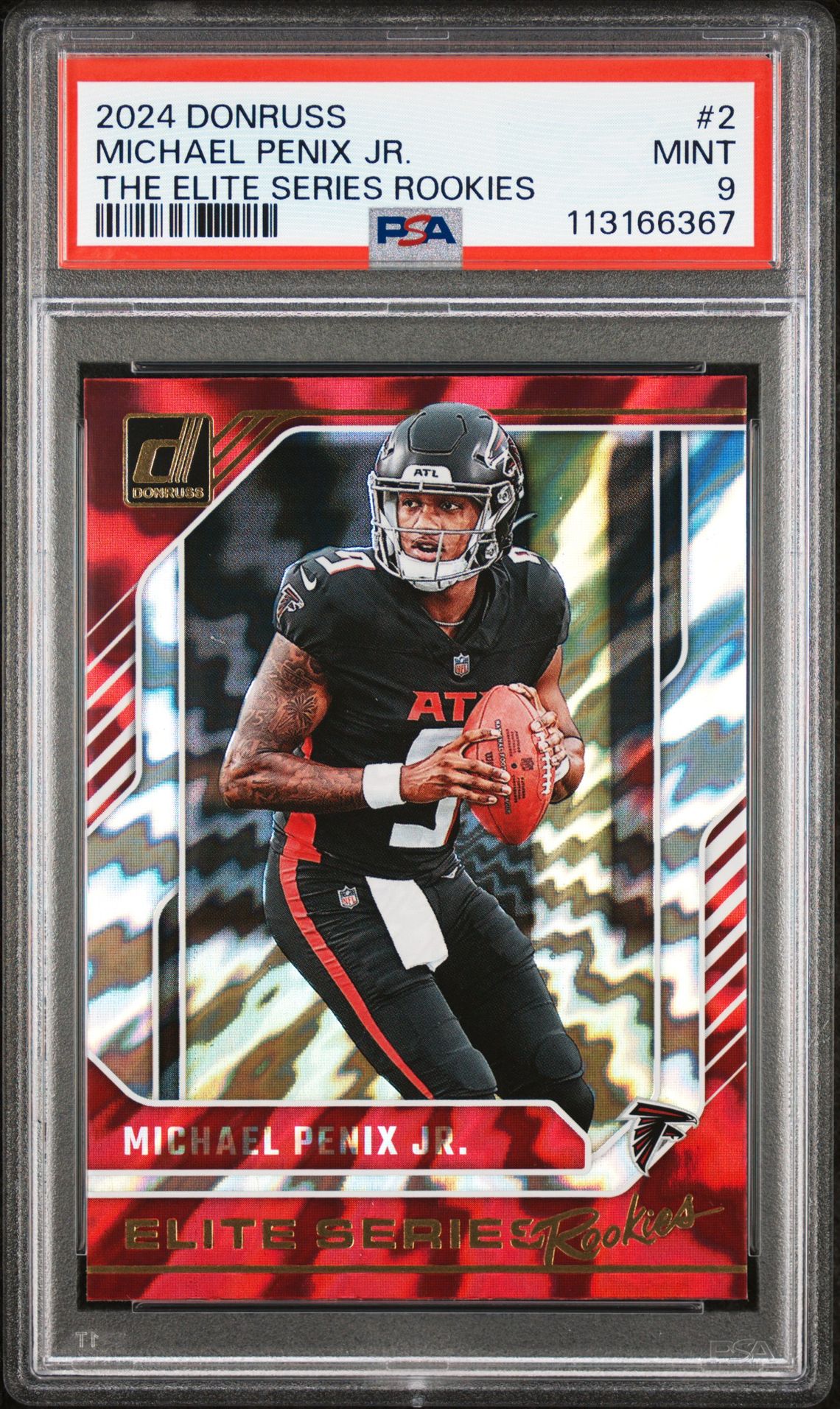 2024 Panini Donruss The Elite Series Rookies Michael Penix Jr. #2 Mint 9 front
