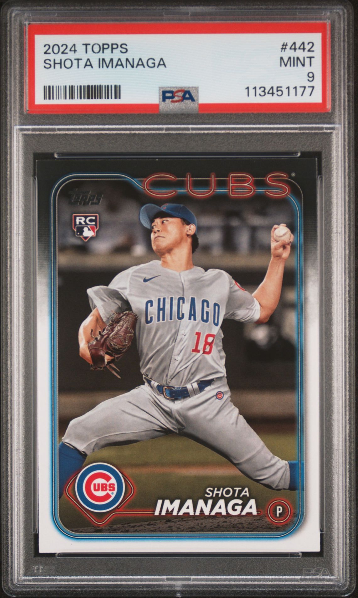 2024 Topps Shota Imanaga #442 Mint 9 front