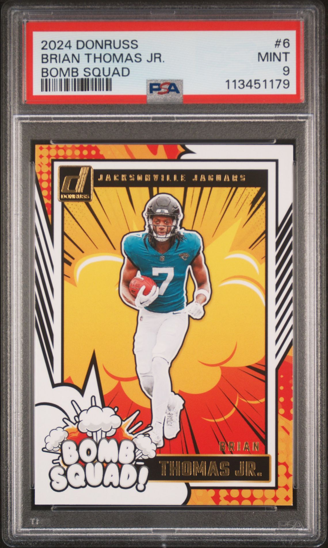 2024 Panini Donruss Bomb Squad Brian Thomas Jr. #6 Mint 9 front