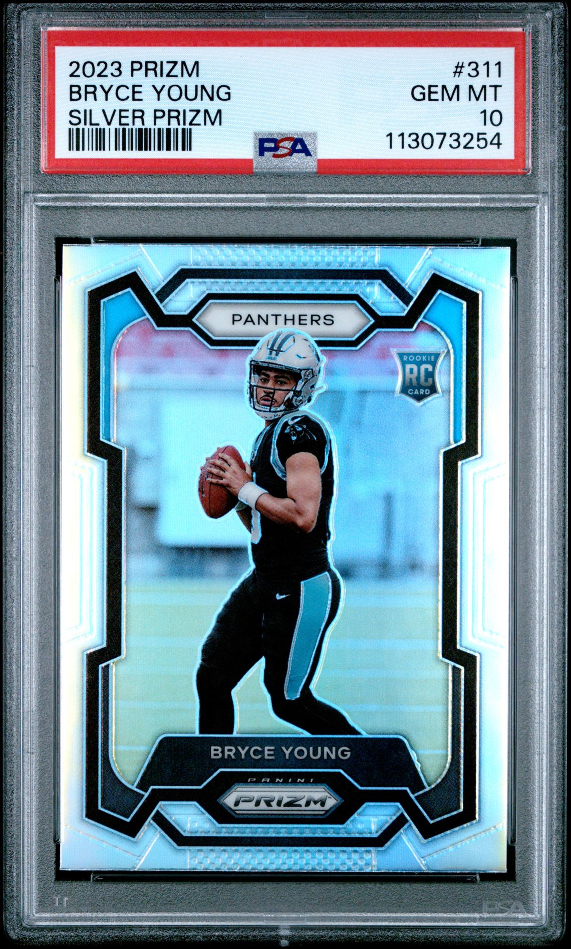 2023 Panini Prizm Bryce Young #311 (Silver Prizm) Gem Mt 10 front