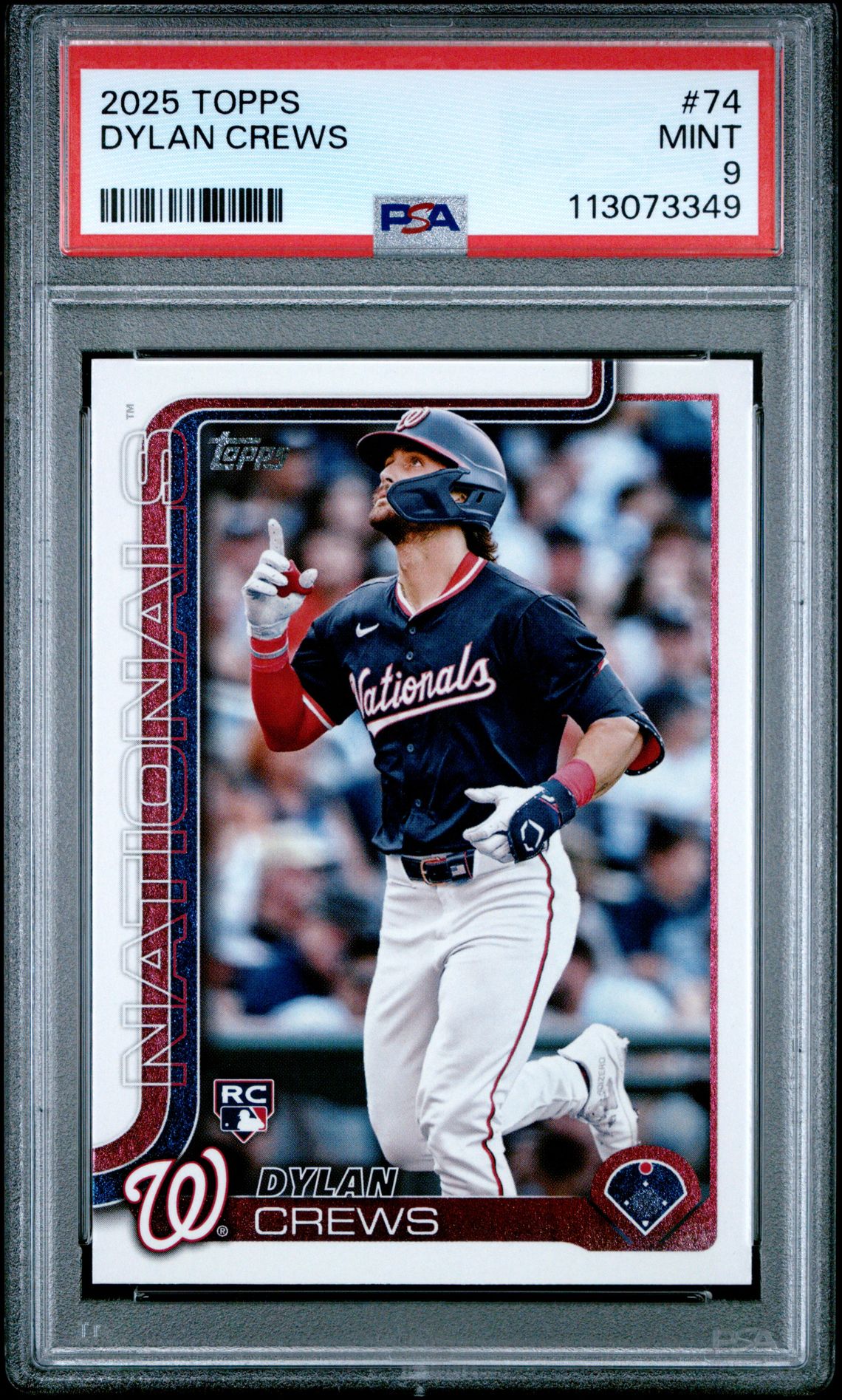 2025 Topps Dylan Crews #74 Mint 9 front