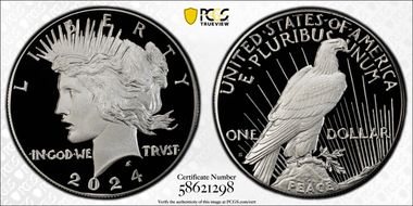 2024-S $1 Peace Dollar PR70DCAM