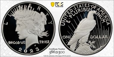 2023-S $1 Peace Dollar PR70DCAM