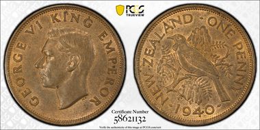 1940 1D MS63RB