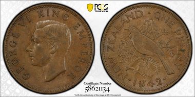1942 1D AU58BN