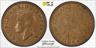 1944 1D AU58BN