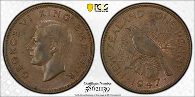1947 1D AU58BN