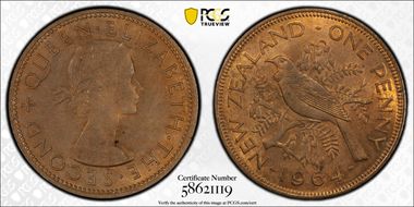 1964 1D MS63RB
