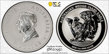 2025-P $1 Wedge-Tailed Eagle Ag MS70