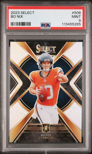 2023 Panini Select Bo Nix #506 Mint 9 front