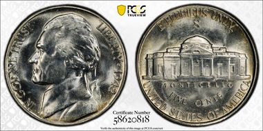 1942-S/S 5C RPM, FS-501 MS66