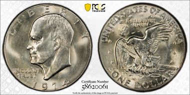 1974-D $1 MS66
