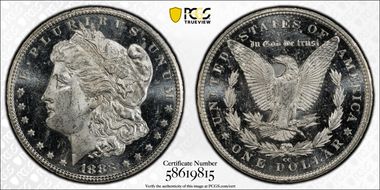 1883-CC $1 MS63DMPL