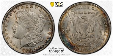 1891-CC $1 MS63