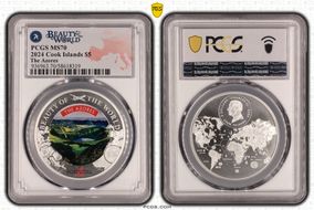 2024 $5 The Azores Beauty of the World MS70