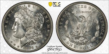 1886 $1 MS67