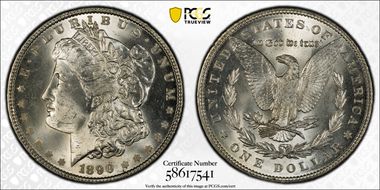 1890 $1 MS65