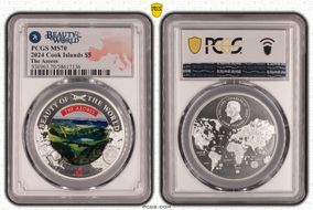 2024 $5 The Azores Beauty of the World MS70