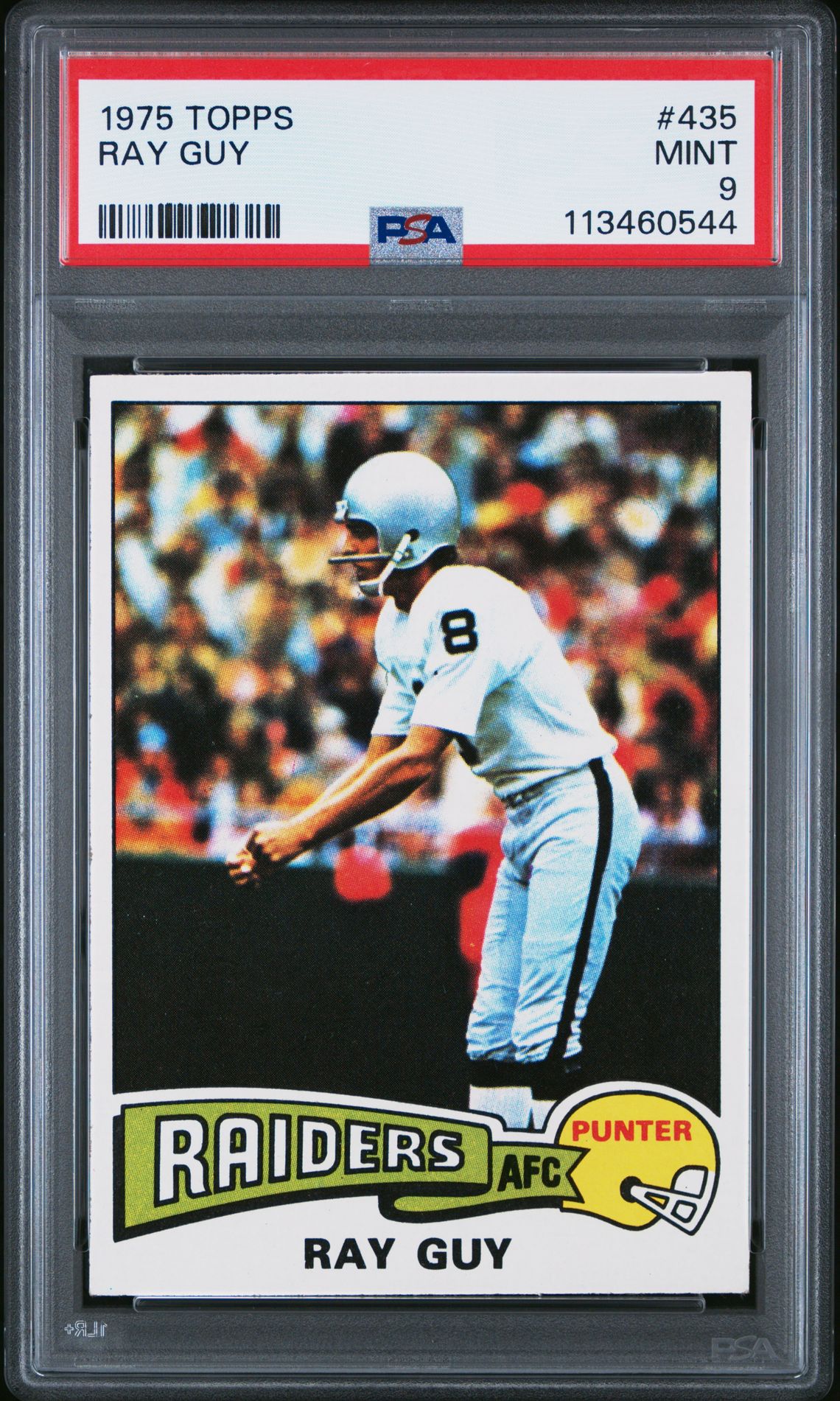 1975 Topps TOPPS #435 Ray Guy front