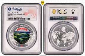 2024 $5 The Azores Beauty of the World MS70