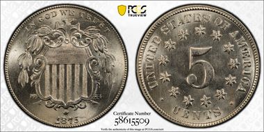 1875 5C MS67