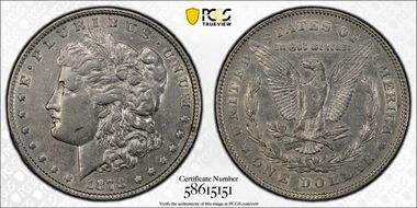 1878 7TF $1 Reverse of 1878 N1