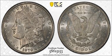 1879-S $1 MS62