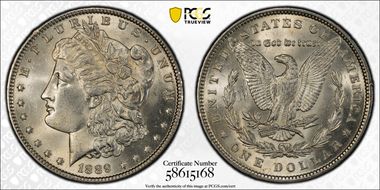 1889 $1 MS65