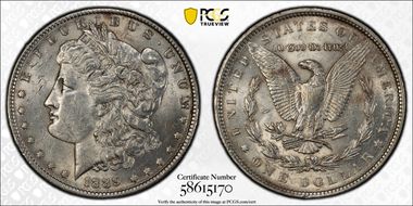 1889 $1 AU55