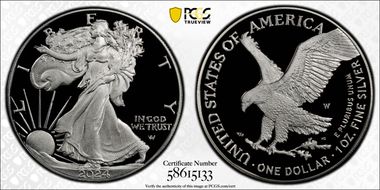 2024-W  $1 Silver Eagle PR70DCAM