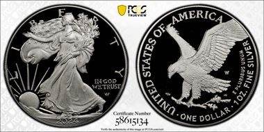 2024-W  $1 Silver Eagle PR70DCAM