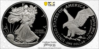 2024-W  $1 Silver Eagle PR70DCAM