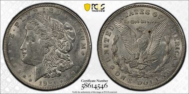 1921-D $1 MS61