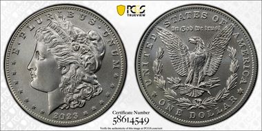 2023 $1 Morgan Dollar MS68