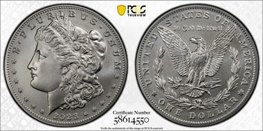 2023 $1 Morgan Dollar MS70