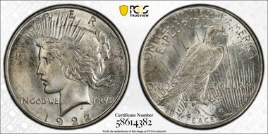 1922-D $1 MS64