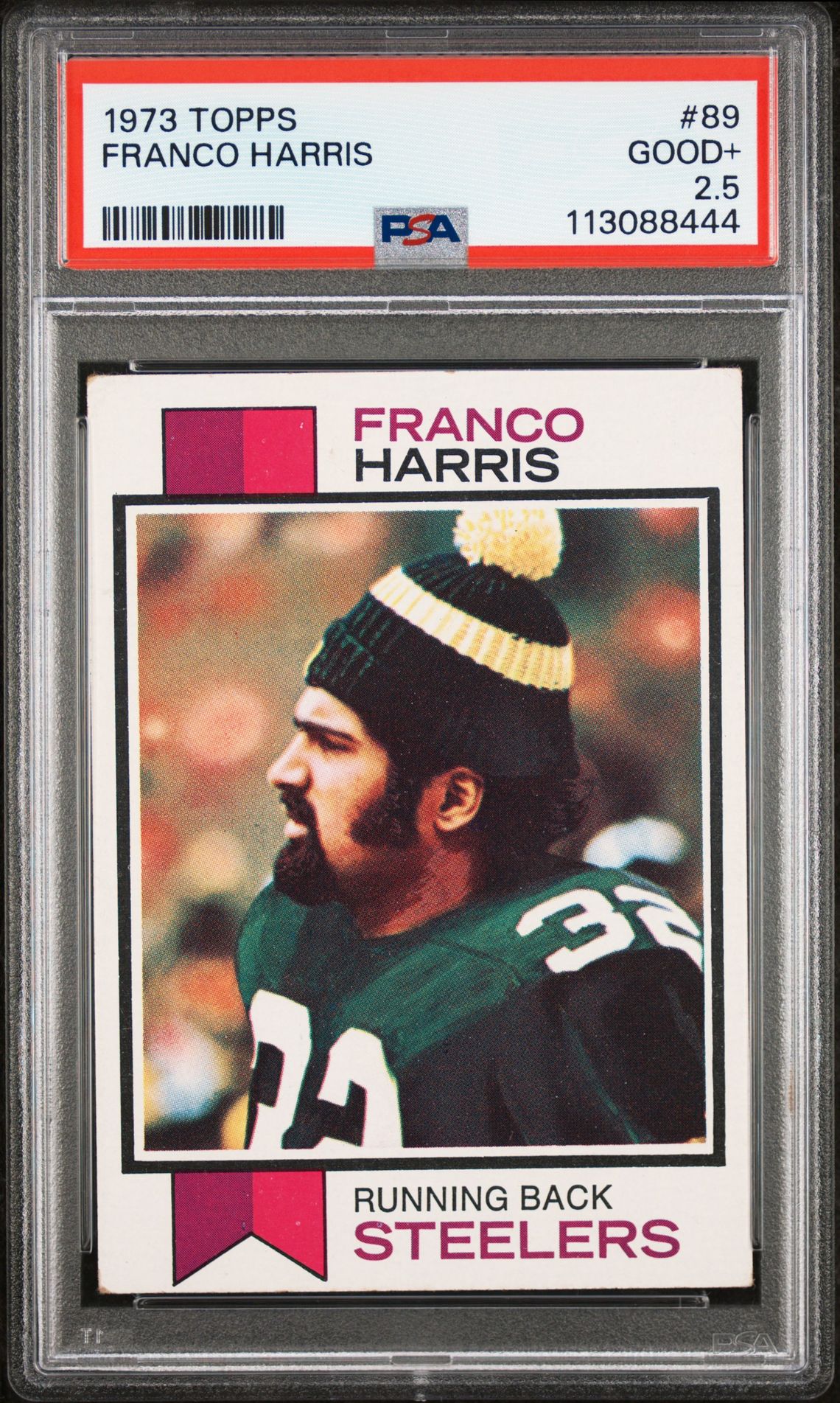 1973 Topps Franco Harris #89 Good+ 2.5 front