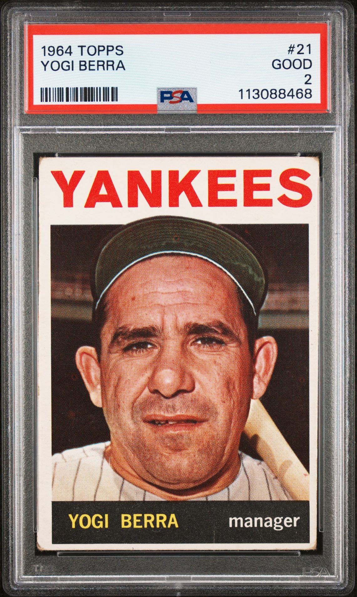 1964 Topps Yogi Berra #21 Good 2 front