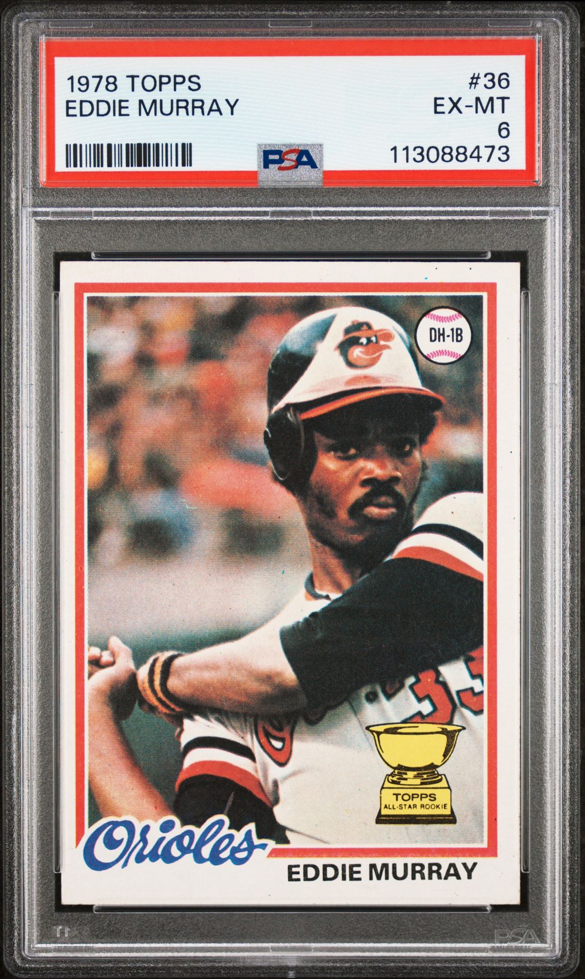1978 Topps Eddie Murray #36 Ex-Mt 6 front
