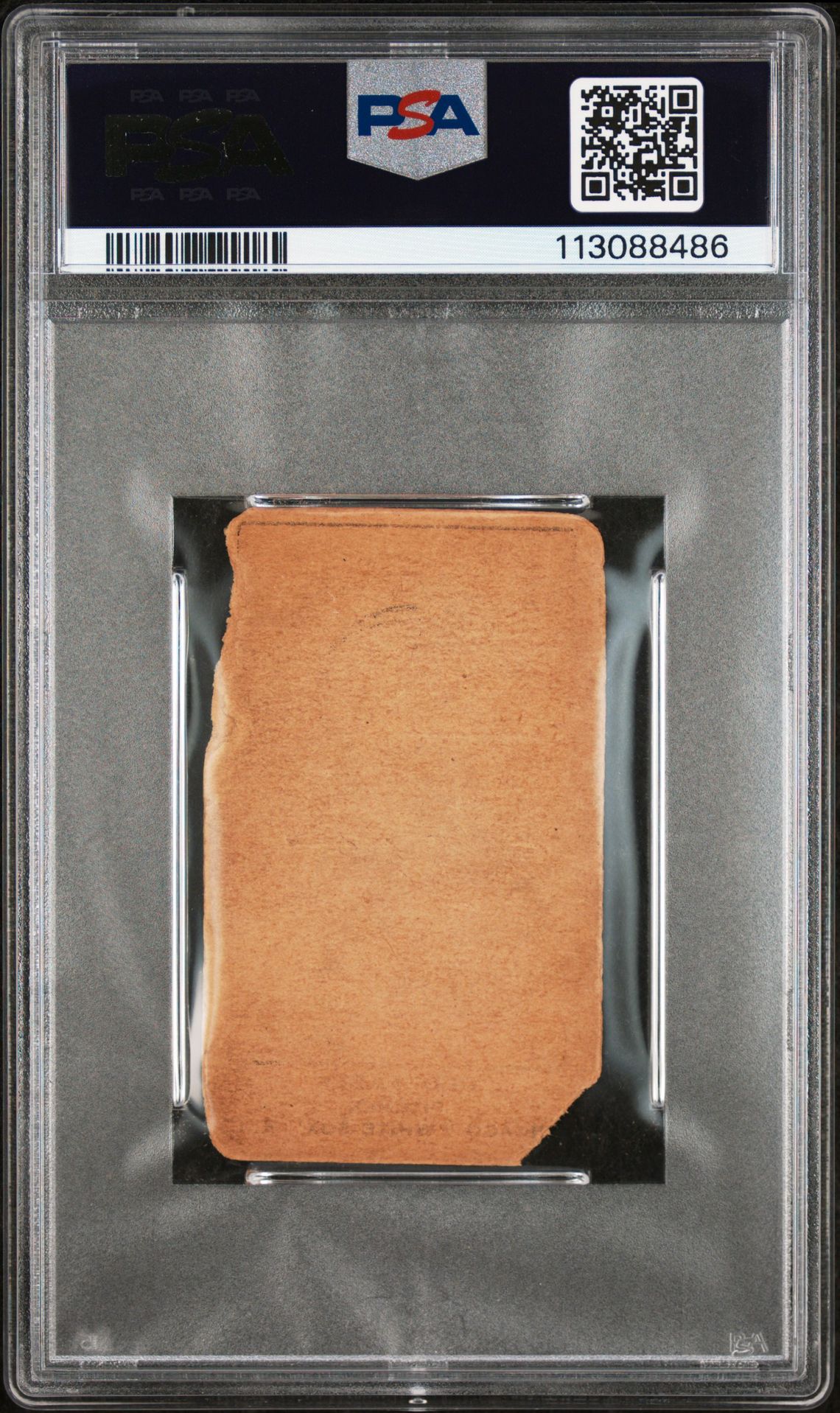 1919 W514 Red Faber #69 (Hand Cut) N0: Authentic back