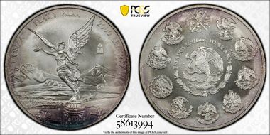 2000-Mo Onza Libertad Ag MS69