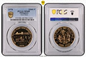 1978 1500 P New Mint MS68