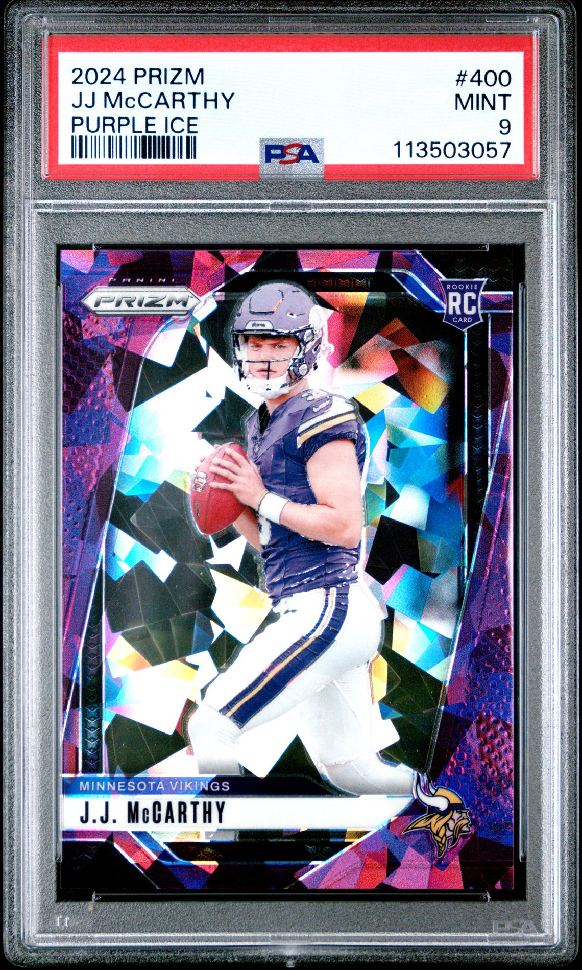 2024 Panini PANINI PRIZM SILVER PRIZM #400 Jj Mccarthy front
