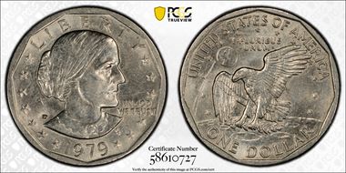1979-P SBA$1 Wide Rim, FS-301 N1