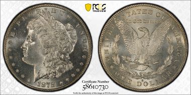 1878-S $1 MS63